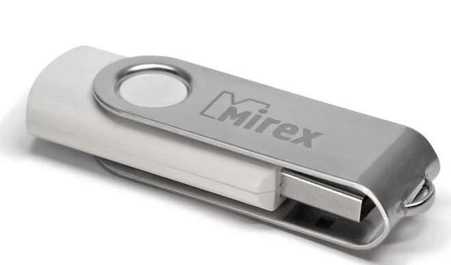 Флэш накопитель 16Gb Mirex Swivel USB 2.0 Retail    АССОРТИ!!!!