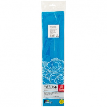 Бумага крепир. 50*250см бирюзовая, 32 г/м2  12800-124