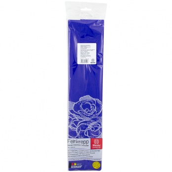 Бумага крепир. 50*250см ультрамарин 32г/м  12800-122