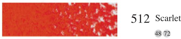 512-Пастель масляная Алый MUNGYO профессиональная