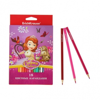 Карандаши 18цв. "Sofia in Flowers" ЕК 39673