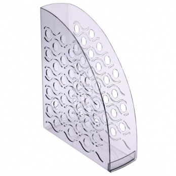 Лоток вертик. "Вега" тонированный серый  ЛТ573