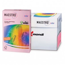 Бумага "Maestro Color" А4, 80г/м2, 50л. (розовый фламинго) OPI74