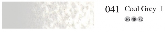 Пастель мягкая профес. квадратная №041 Холодный серый I