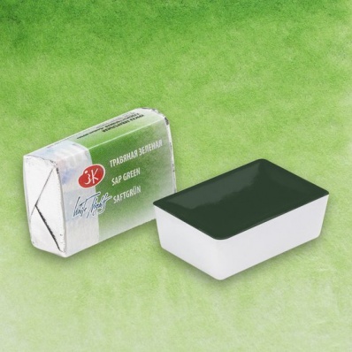 Акварель в кювете Травяная зеленая ЗХК 716