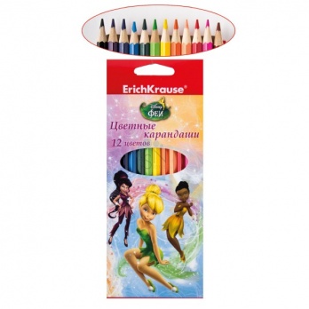 Карандаши 12цв. "Феи"  ЕК 43152