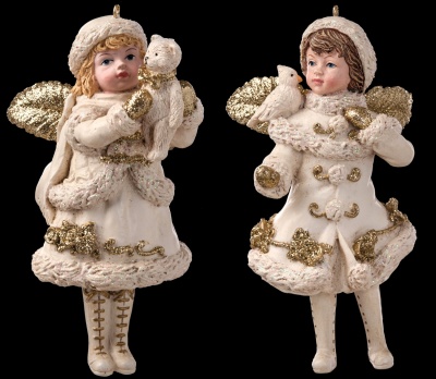 Украшение Девочка-ангел 11.5см 37735