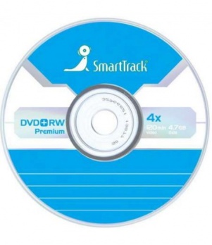 Диск DVD+RW SMARTTRACK 4.7GB 4x + пластиковый конверт