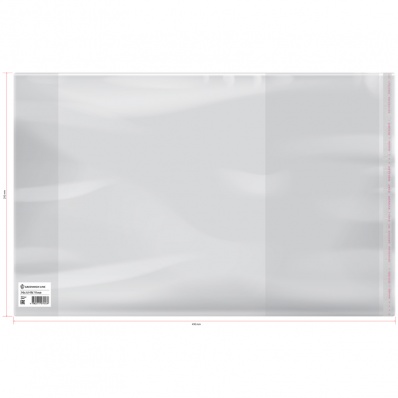 Обложка д/контур. карт 29,2*49 универсальная с липк. слоем 100мкм ПП  GL 292.100