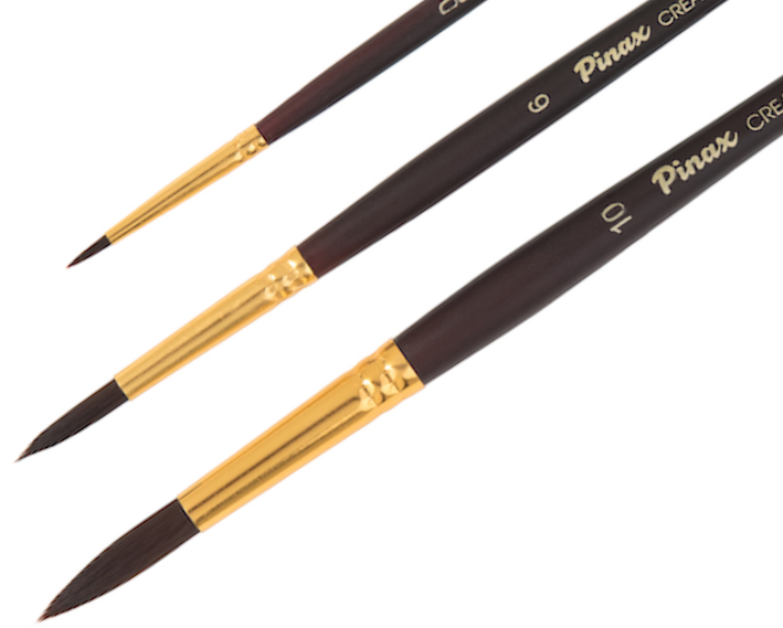 Кисть синт. жесткая №10 кр.  CREATIVE