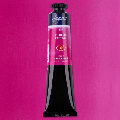 Акрил худ. 46мл. Розовая светлая Ладога (335)