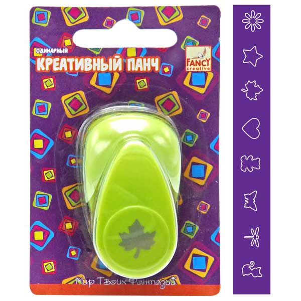 Дырокол фигурный 10мм "Клен"  FDP100/3