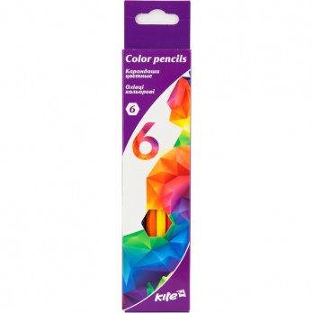 Карандаши 6цв. "Геометрия" Kite К17-050-3
