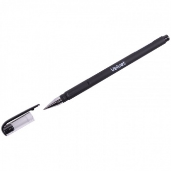 Ручка гел. черная 0,50мм "Velvet" CGp_50125