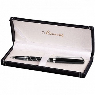 Ручка шар. "Vasto" черный. . корп. с грав., к/з. фт. VAS5013BM