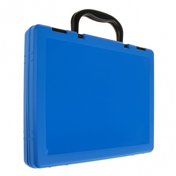 Портфель-кейс голубой КС12