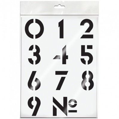 Трафарет "Цифры"  30*40 ТЦ3040_45564 ArtSpase