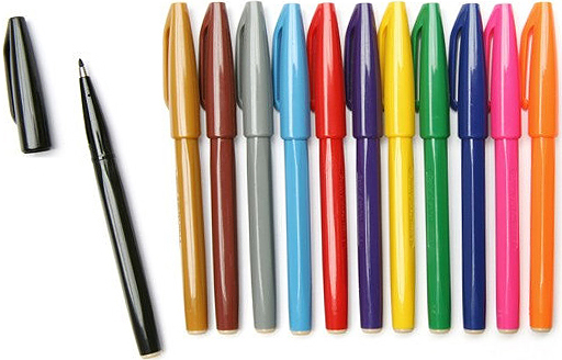 Капиллярная ручка Sign Pen с фибровым пишущим узлом, 2,0мм, голубая