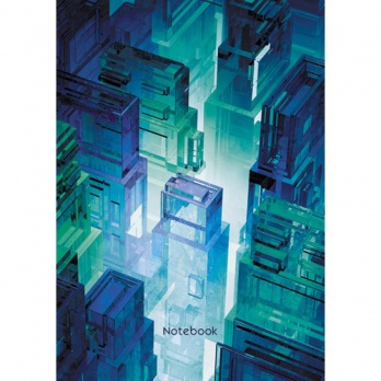 Книга д/записей А4 160л. "Стеклянный город (графика)"  КЗ41602636
