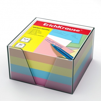 Блок д/записей 90*90*50 ассорти в прозр. подст. 5141