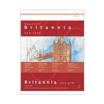 Бумага д/акварели Hahnemuhle "Britannia", 300 г/м2, 50х65 см, целлюлоза 100%, с/з