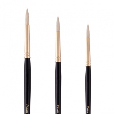 Кисть щетина круглая № 4  "Pinax Artists CLASSIC"