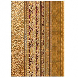 Бумага д\декупажа "Craft Premier" рисовая "А4 25г/м (СР09590-1"Деревянная шкатулка")