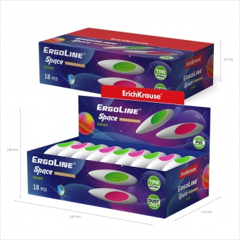 Ластик "Ergoline® Space" с пластик. держателем ЕК 48791