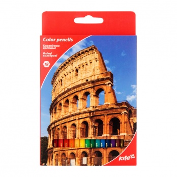 Карандаши 18цв. "Города"  Kite  К17-052-2