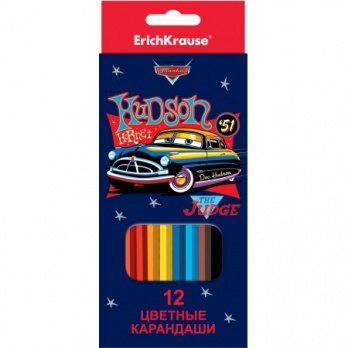 Карандаши 12цв. "Тачки"  ЕК 43148