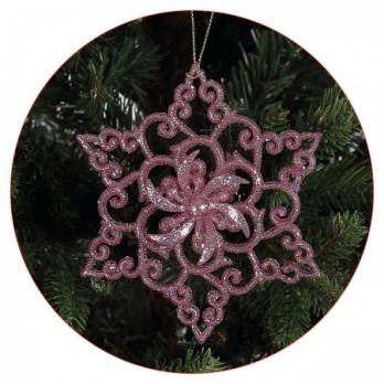 Украшение Снежинка оригинальная 13см 31653