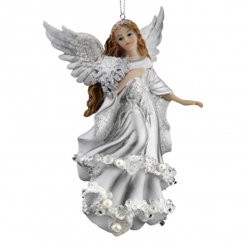 Украшение Рождественский агел 14см 45585