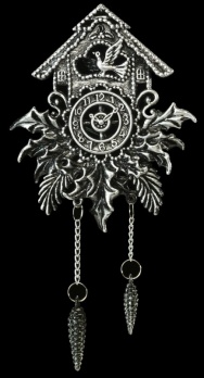 Украшение Часы с кукушкой  18см  40303