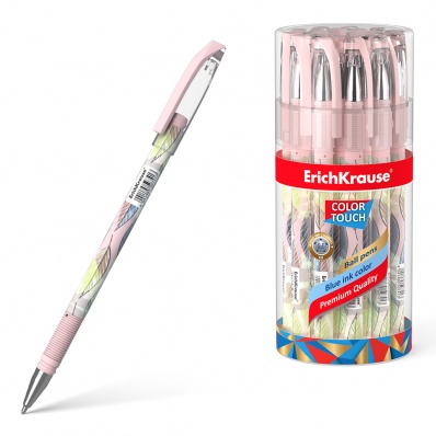Ручка шар. синяя 0,7 мм "ColorTouch Stick Flora "  ЕК50741