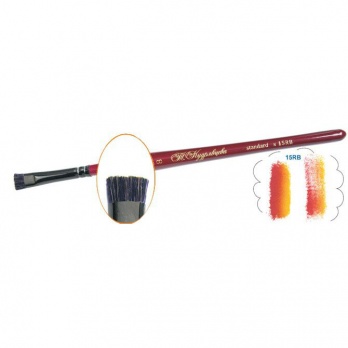 Кисть Roubloff №8 хобби плоская трафаретная (15)