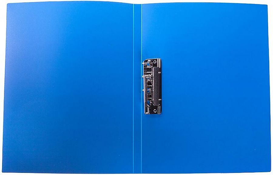 Папка с бок. заж. синяя "Office Space"  15мм, 500мкм FC2_308