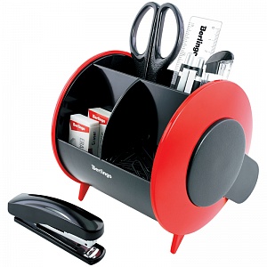 Органайзер 9 предм."Satellite" Berlingo вращающ. черный/красн. МОn_09131