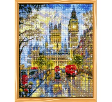 Картина стразами "Туманный альбион" 30х40 см А0621