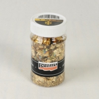 Поталь Pentart, хлопья, 100мл, ассорти М2, золото/медь/бронза