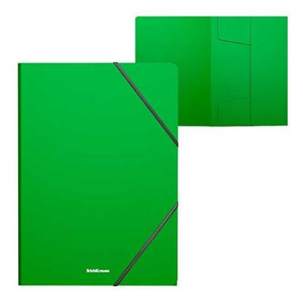 Папка на резинках зеленая Classic ЕК 47191
