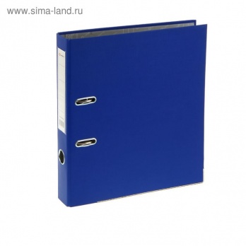 Регистратор А4 50мм синий собр. Expert, метал. окант.,карман  PVC 254701
