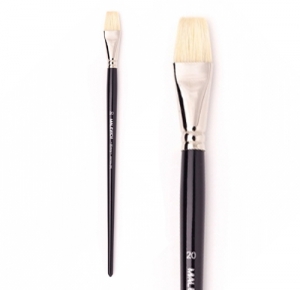 Кисть щетина "Анри", плоская №20, Малевичъ