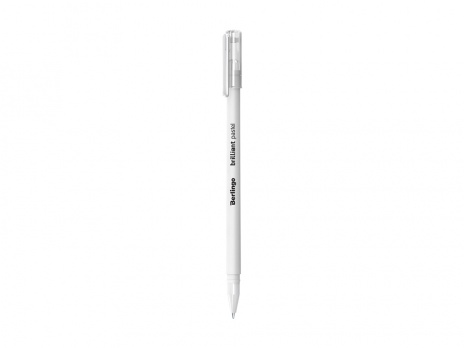 Ручка гел. белая пастель 0,8мм Berlingo CGp_60001
