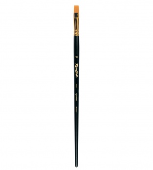 Кисть Roubloff №7 синтетика плоская  (1327) укороченная вставка