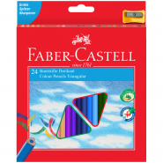 Карандаши цветные Faber-Castell 24цв., трехгран., с точилкой
