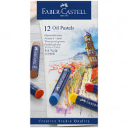 Пастель масляная Faber-Castell "Oil Pastels", 12 цветов, картон. упак.FC127012