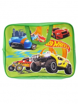 Папка на молнии А4 с ручками "Hot Wheels" ткань  89241
