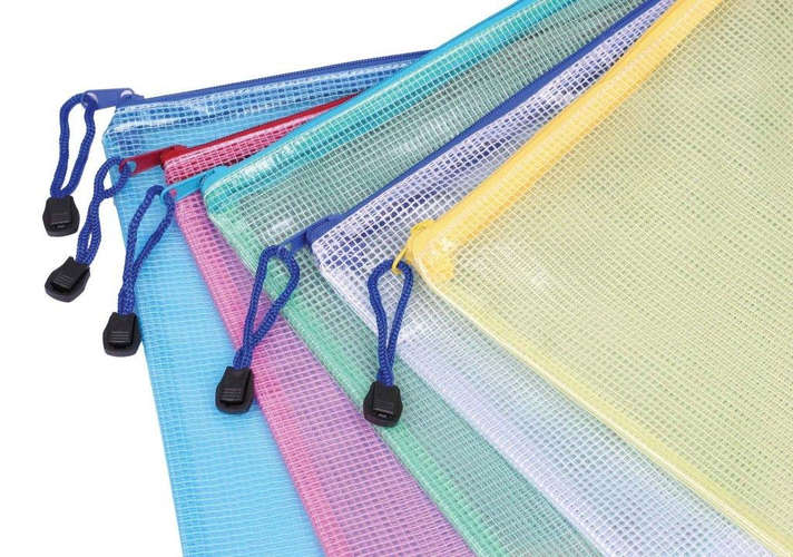 Папка на молнии А4 ассорти 80033