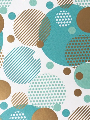 Бумага упаковочная 70*100см Абстрактные пузырьки  УБ-8948