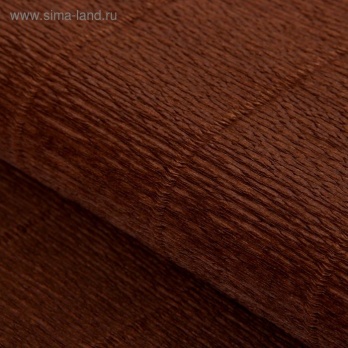 Бумага гофрированная 50см*2,5м, 180г/м2 Коричневая